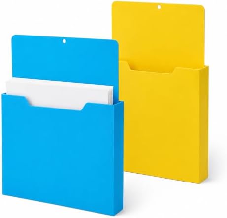 Magnetic File Holder, A4 Wall Organizer for Classroom Whiteboards (2PCS-B) by Unknown