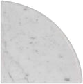 Genuine Marble Corner Shelf for Bathroom Shower Wall, 9"X9"X5/8", Both Sides Polished (CWMT9SHELF - Carrara White) by SimpleTile
