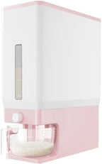 Lifewit Rice Container 28 Lbs, One-Press Dispenser with Measuring Cup by Lifewit