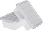 14 Quart Plastic Clear Storage Bin, 2 Packs Organizers Boxes - Image 7