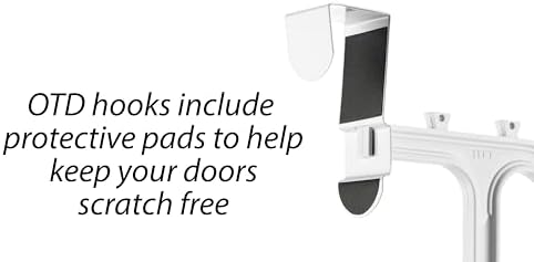 Whitmor 36 Pair Over The Door Shoe Organizer, 12 Tier Hanging Shoe Organizer, Heavy Duty Metal Shoe Holder, Hanging Shoe Rack for Closet Organizer & Storage, 72" L x 22.5" W x 7.5" H, White - Image 4