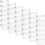 Superio 4.75 Quart Clear Plastic Storage Boxes with Lids, Stackable Organizer Containers, BPA-Free Storage Bins for Home, Office, School & Dorm, 36 Pack by Superio
