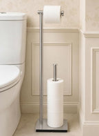 KES Freestanding Toilet Paper Holder Stand with Reserve by KES
