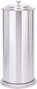JS Jackson Supplies Free Standing Extra Large Toilet Paper Holder - Stainless Steel by JSJACKSONSUPPLIES