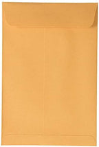 JAM PAPER 6 x 9 Open End Catalog Envelopes with Peel and Seal Closure - Brown Kraft Manila - Bulk 250/Box - Image 4