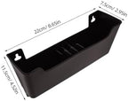 Sewroro Wall Hanging File Organizer for Receipts and Mail, Plastic Coffee - Image 2
