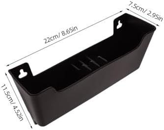 Sewroro Wall Hanging File Organizer for Receipts and Mail, Plastic Coffee - Image 2