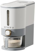 UFORU Rice Dispenser 13 LB,Airtight Storage Container With Measuring Cup by UFORU