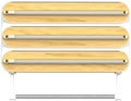 Magnetic Foil and Plastic Wrap Organizer, Magnetic Aluminum Foil Dispenser, Magnetic Wrap and Foil Cutter with Cutter for Wrap, Foi & Parchment. Clean Cuts Every Time. (B) by Unknown