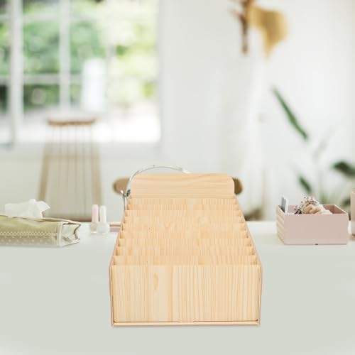 ARTIBETTER Wooden Multi Compartment Mail Organizer for Bills and Notes - Image 7