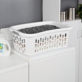Sterilite HipHold Laundry Basket, Plastic Rectangle Clothes Hamper, 24 Pack - Image 6