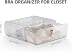 Underwear Drawer Organizer, Stackable Bra Organizer for Closet, 1 Cell Bra Storage, Sock and Underwear Organizer, Closet Organizers and Storage Drawer for Bra, Socks, Tie, Belt, Scarf - Image 6