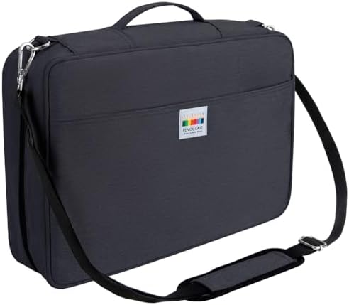 YOUSHARES Big Capacity Colored Pencil Case - 480 Slots large Pen Case Organizer with Multilayer Holder for Prismacolor Colored Pencils & Gel Pen (Black) by YOUSHARES