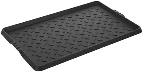Rubber Shoe Mat Heavy Duty Foldable Boot Mat Tray with Lip Waterproof Non Slip Boot Trays for Entryway Indoor Outdoor 27.5x15.9 inch by Unknown