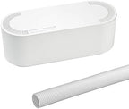 D-Line Small White Cable Management Box and D-Line White Cable Tube Bundle … by D-LineUSAinc