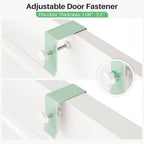 SNTD 8 Tiers Over the Door Organizer, 17" W x 6" D x 69" H, Green - Image 3
