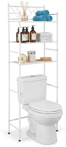 Home Zone Living Over-the-Toilet Bathroom Storage Cabinet Organizer by HomeZoneLiving