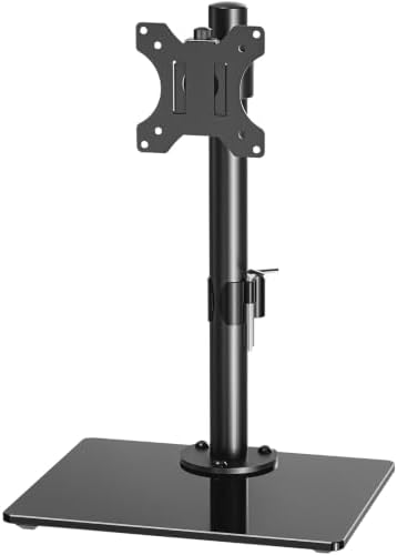 MOUNTUP Monitor Stand for Desk, Freestanding Monitor Mount Fits 13-32 inch Screen up to 19.8 lbs, Screen Stand with Swivel, Height, Rotation Adjustment, VESA Mount 100 x 100mm, 75 x 75mm by MOUNTUP