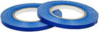 PSBM Blue Poly Bag Sealing Tape with Dispenser, 6 Rolls, 2.3 Mil Thick, 3/8 Inch Wide, 180 Yards Per Roll, Total 1080 Yards, Colored Sealer Tapes for Wrapping, Packaging & Sealing Food Products by PackagingSuppliesbymail