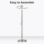 Brushed Nickel Toilet Paper Holder Free Standing，Stainless Steel - Image 6