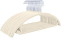 MIZGI Velvet Hangers 60 Pack, Patented Rounded Shoulder Sweater Hangers by MIZGI