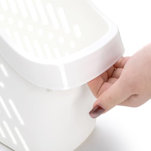 Coloch 4 Pack Plastic Under Sink Organizer with Wheels, Roll Out Bottle Organization Bins Narrow Kitchen Cabinet Organizers Multifunctional Plastic Organizer Basket for Under Sink, Kitchen, Bathroom - Image 4