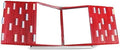 Tarifold Desktop Reference Display System, 60 Pockets, Red by TARIFOLD