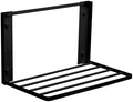Foldable Wall Mounted Clothes Drying Rack,Space-Saving Laundry Drying Rack, Magnetic & Punch-Free Retractable Hanging Rack with 4 Drying Bars, Heavy-Duty Fold Down (Black) by Unknown