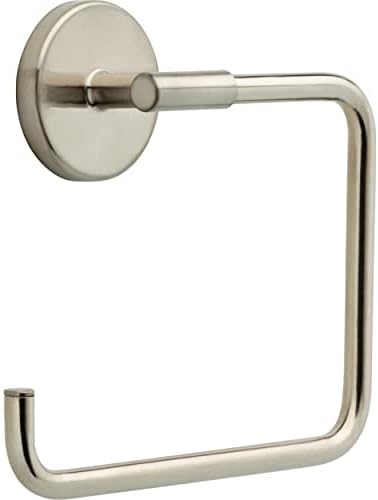 Delta Hand Towel Holder | Square Stainless Steel Ring for Hanging Towels in Kitchen, Bathroom | Trinsic Accessories by Unknown
