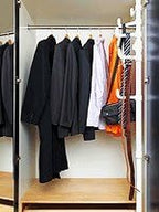 PRINCE HANGER Vertical One-Touch Pole Coat Rack — 6 Independent Rotating Hooks (White) - Image 3