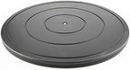 16Inch Lazy Susan Turntable - Heavy Duty Rotating Swivel Steel Ball Bearings - Flat Base Stand for TV/Computer/Monitor/Arts/Crafts/Bonsai/Christmas Tree/Cabinet Organizer(Plastic&Black) by VOLCANOESCLUB