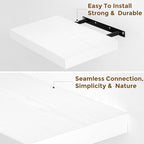 Floating Shelves for Wall, 48 inch Extra Long White Wall Shelves - Image 6