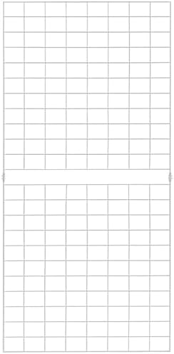 Econoco Portable Grid Panels, White, 3 Pack, 2' x 6' - Image 2