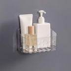 Ettori Shower Caddy, No Drilling Wall Mounted Bathroom Shelf Organizer (Transparent) by Ettori