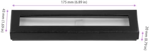 40 PCS Empty Pen Present Box, Pen Presentation Display Box with Clear Lid and Cushion, Pen Gift Box for Business, Birthday Souvenir, Office Supplies - Image 2