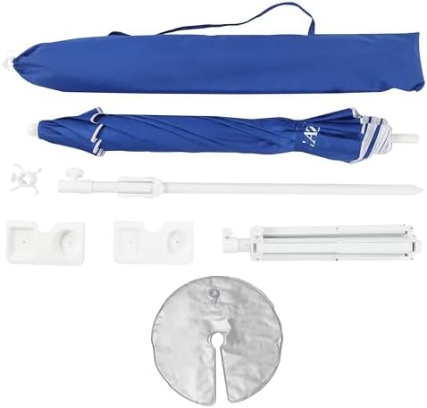 Seazul 6.5ft Sun Shade Umbrella, Portable Umbrella with Stand for Sports - Image 5