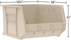 Akro-Mils 30270 AkroBins Plastic Storage Bins, 18"x16"x11", Green, 3-Pack - Image 2