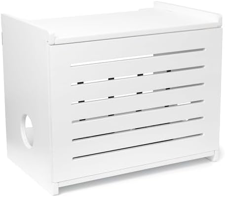 WiFi Router Storage Cabinet Router Box Hider WiFi Box Hider Shelf Cover by Unknown
