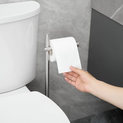 Paper Holder,Bathroom Toilet Paper Roll Holder Freestanding - Image 7