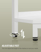 Hzuaneri Corner Shelf Stand 6-Tier Corner Bookshelf Storage Standing Shelf - Image 5