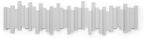 Umbra Sticks Wall Mount Coat Rack, 8 Hook Retractable Pegs, Grey by Umbra