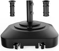Patio Umbrella Base with 5 Wheels, Max 145lb Fillable Umbrella Stand by PGGP