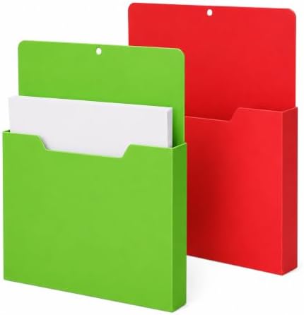 Magnetic File Holder, A4 Wall Organizer for Classroom Whiteboards (2PCS-E) by Unknown