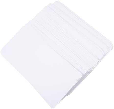 White Blank Paper Envelopes 100pcs Xmas for Cash Receipts by Gogogmee