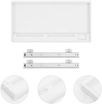 jojofuny 1 Set of Keyboard Tray Under Desk, Keyboard Sliding Tray Under Desk, Keyboard Drawer Slide Tray, Keyboard Shelf, for Home and Office - Image 5