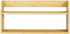 ROMGUAR CRAFT 2 Tier Long Bamboo Spice Rack, Natural - Image 4