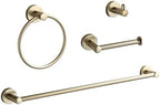 BGL Bathroom Accessory Set Brushed Gold 4 Pieces Towel Rack Set by BGL