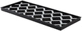 Anji Mountain Heavy Duty Waterproof Rubber Shoe Storage Mat Organizer/Boot Storage Multi Use for Entryway with Coir, Black and Ivory Diamond Insert, Fits 3 Pair (34.5" Wide) by AnjiMountain