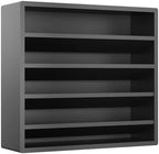 Orimade 4 Tier Spice Rack Organizer for Cabinet, Freestanding Bamboo Seasoning Rack for Countertop, Cupboard, Pantry, Kitchen, 13.18 x 4.13 x 12.2 inches(Spice Jars Not Included), Black by Orimade