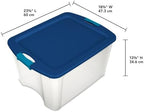 Sterilite Latch and Carry, Plastic Storage Bins w/Lids, 18 Gallon, 12-Pack - Image 2